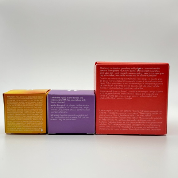 x3 pc Ole Henriksen Set Beamcream Moisturizer Strength Trainer Banana Bright Eye - Picture 4 of 10